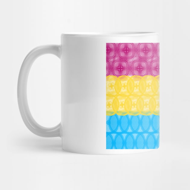 Spirograph Patterned Pansexual Flag by RachelEDesigns